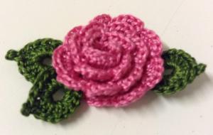 Flor de crochet